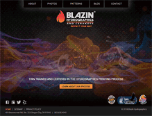 Tablet Screenshot of blazinhydrographics.com